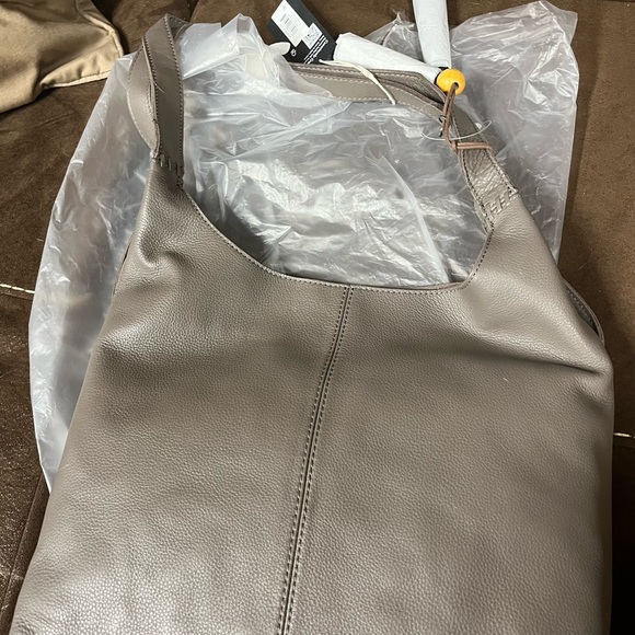 NWT The Sak Leather Hobo Bag (Mushroom color) - Picture 7 of 12